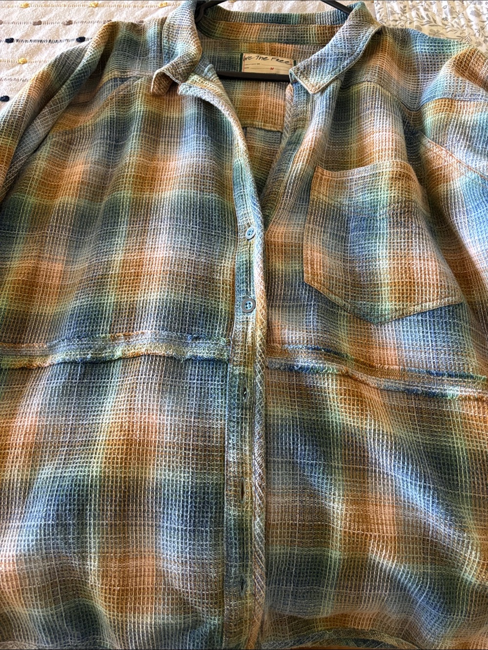 We The free from free people oversized shirt
